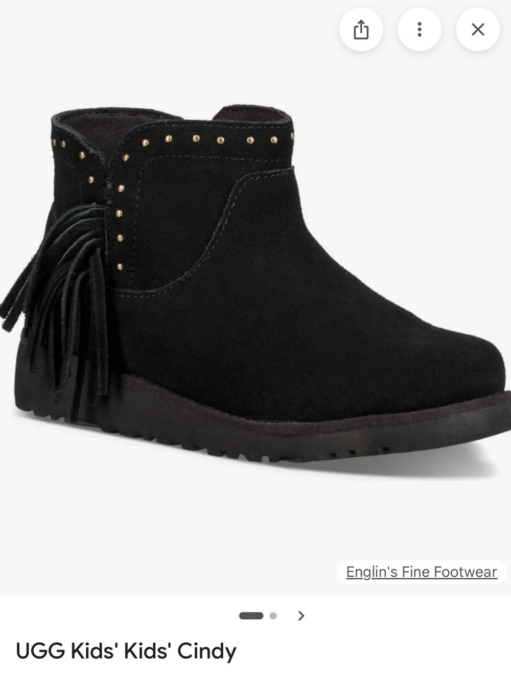 UGG Cindy Bootie leather boots